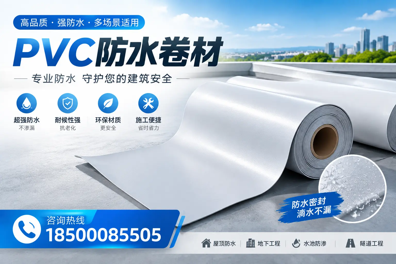 PVC防水卷材的市场竞争分析,鹤壁品牌选择参考